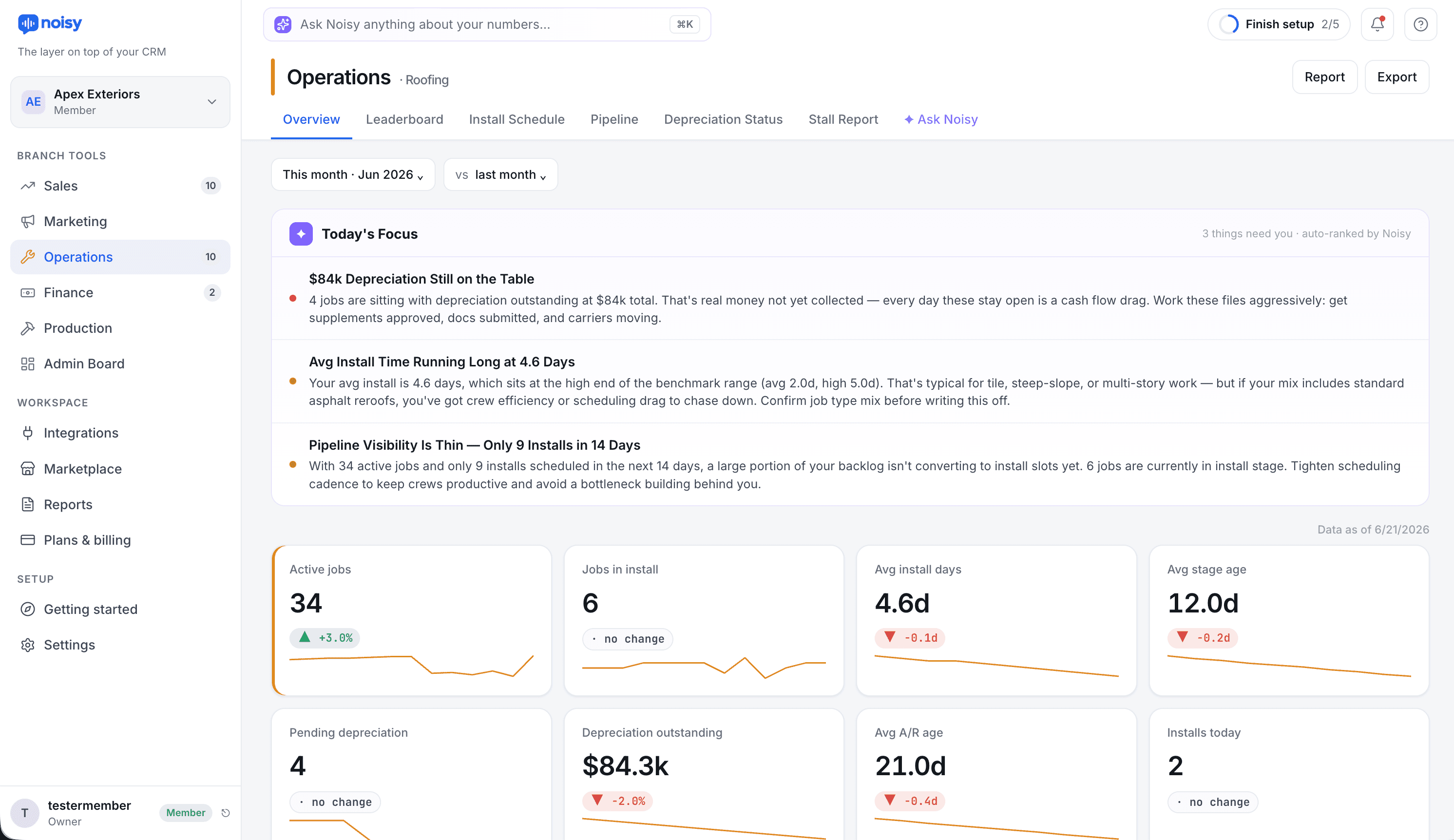 Operations Job Lifecycle Tracker